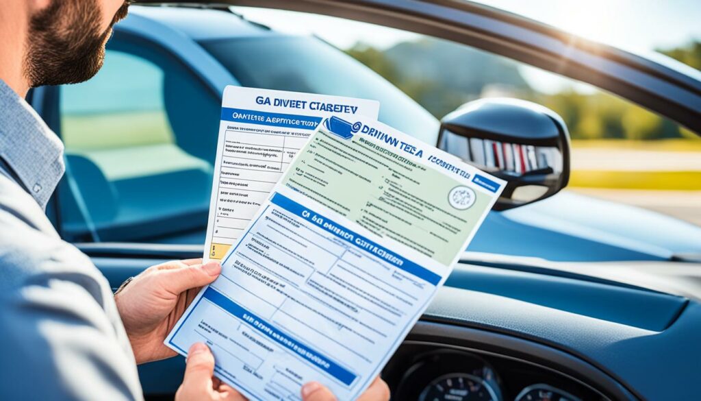 GA driver's license application process