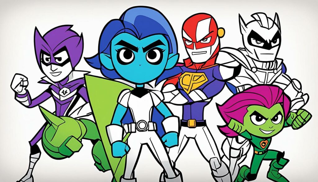 drawing tips for Teen Titans Go fanart