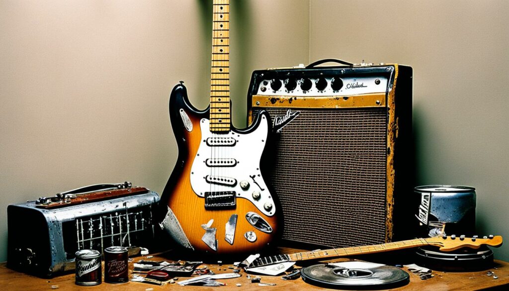 kurt cobain guitar setup