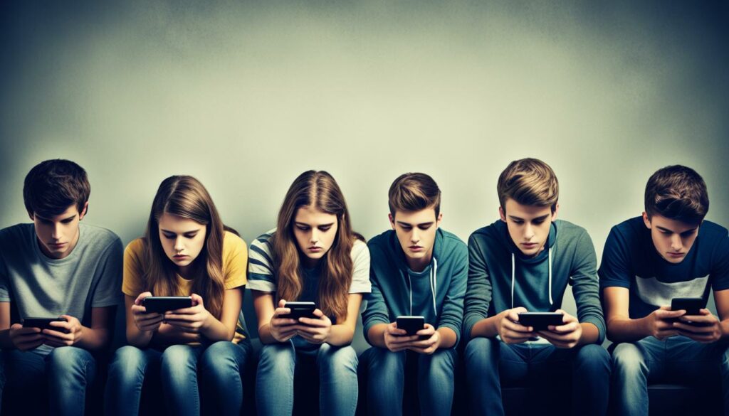 prevalence of screen addiction in teenagers