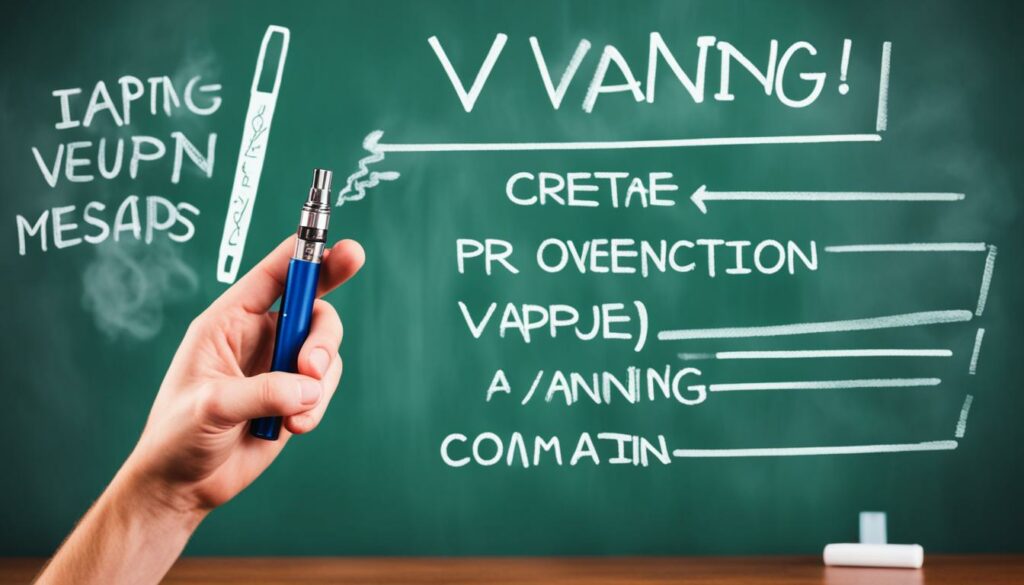 vaping prevention messages