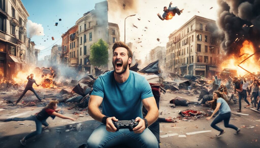 Influence of violent video games on real-life violence